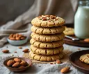 Atta Almond Cookies