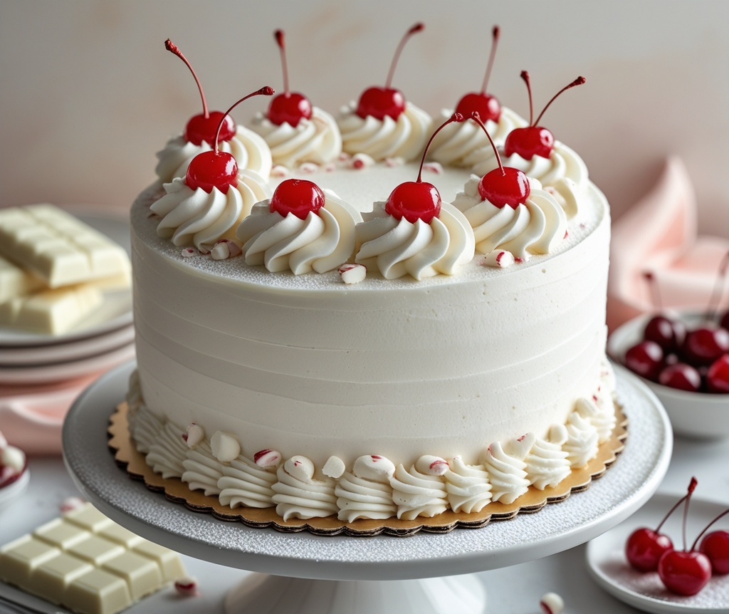 White Forest Cake 