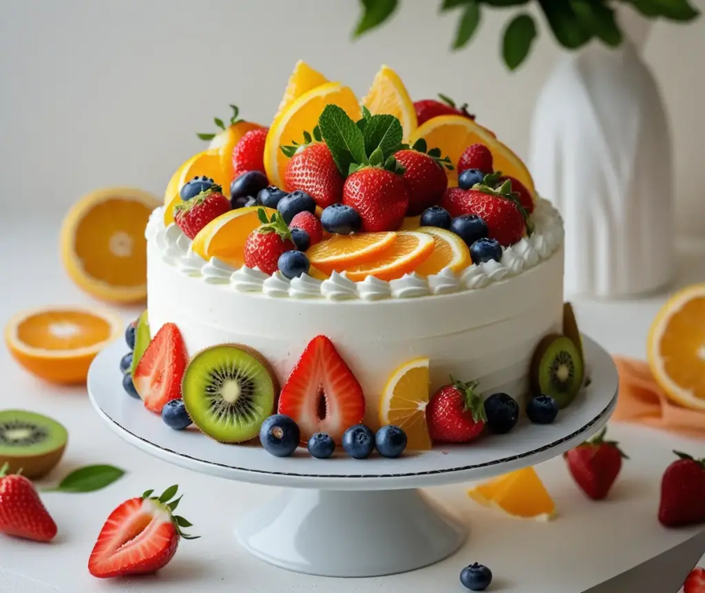 Fresh Fruit Cake 